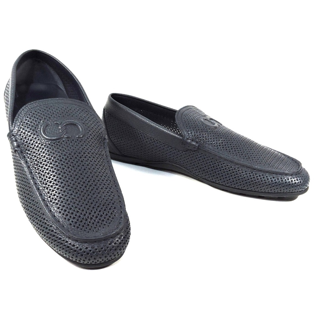 CASADEI 🇮🇹 MEN'S BLUE SOFT LEATHER COMFORT SUMMER LOAFERS